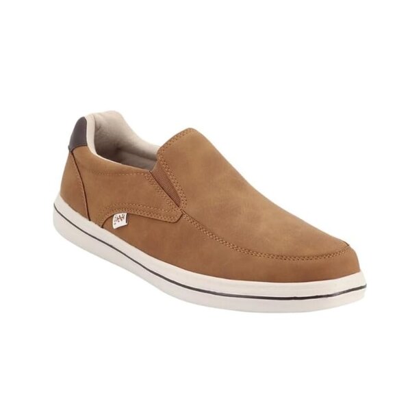 NWoT Izod Mens Barlow Sneaker Slip On Shoe Size 10 Brown Tan  $59 1SH41- - Picture 3 of 4